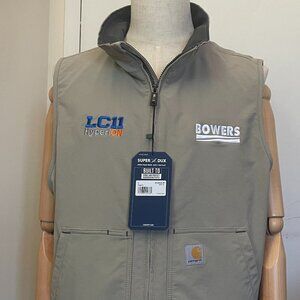 Carhartt Super Dux Insulated Work Vest Men’s L Brown IC11 HyperION Bowers